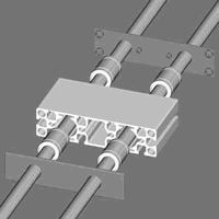 T-Slotted Body Linear Guide 45x180